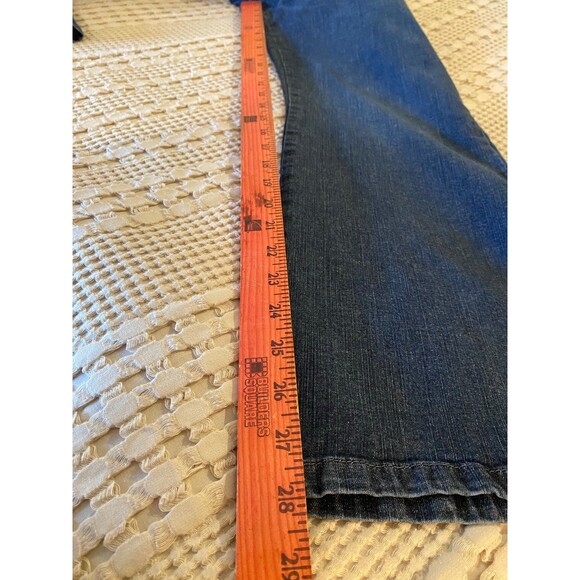 Lee Denim Jeans Slender Secret Womens Plus Size 18 Short Western Rodeo Pants - Picture 11 of 12